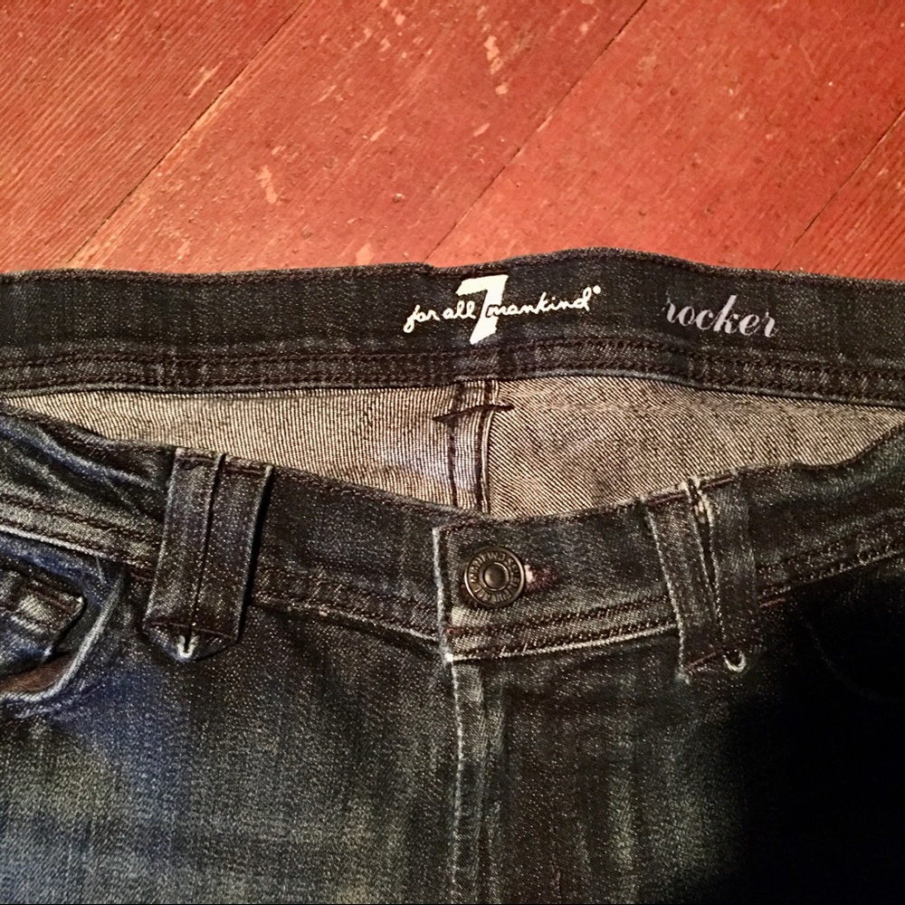 7FAM ‘Rocker’ Jeans Sz29 - Picture 4 of 6